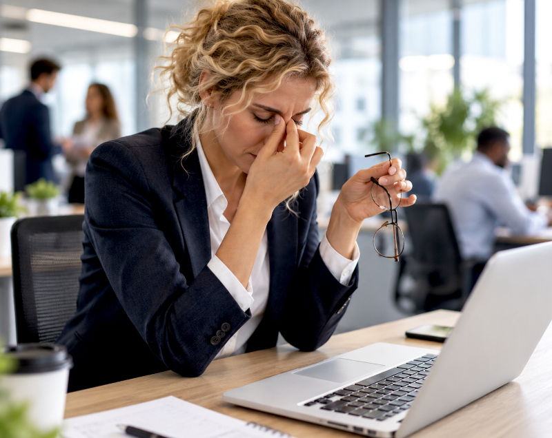 Illustration de la santé mentale au travail
