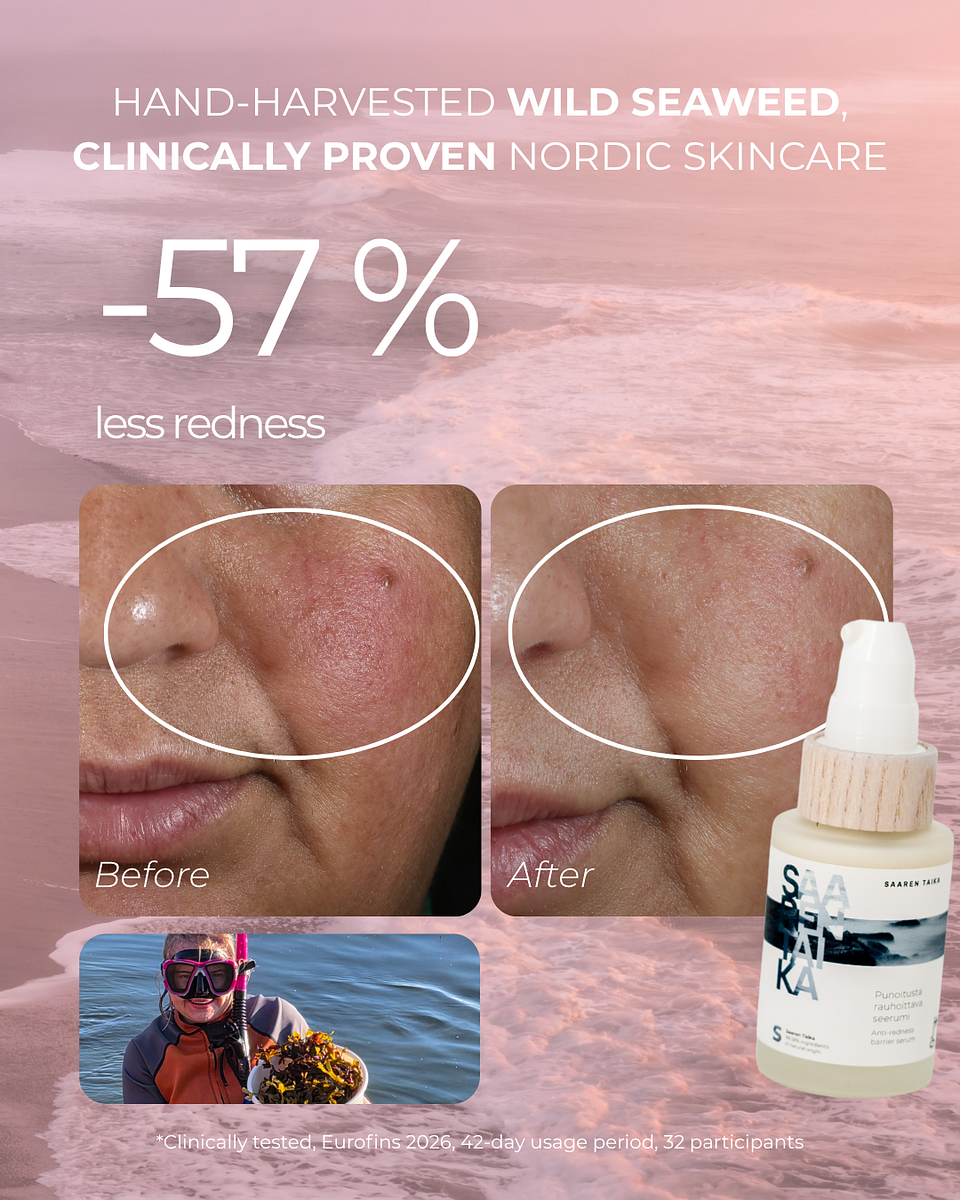 Illustration des résultats du Redness Relief Serum