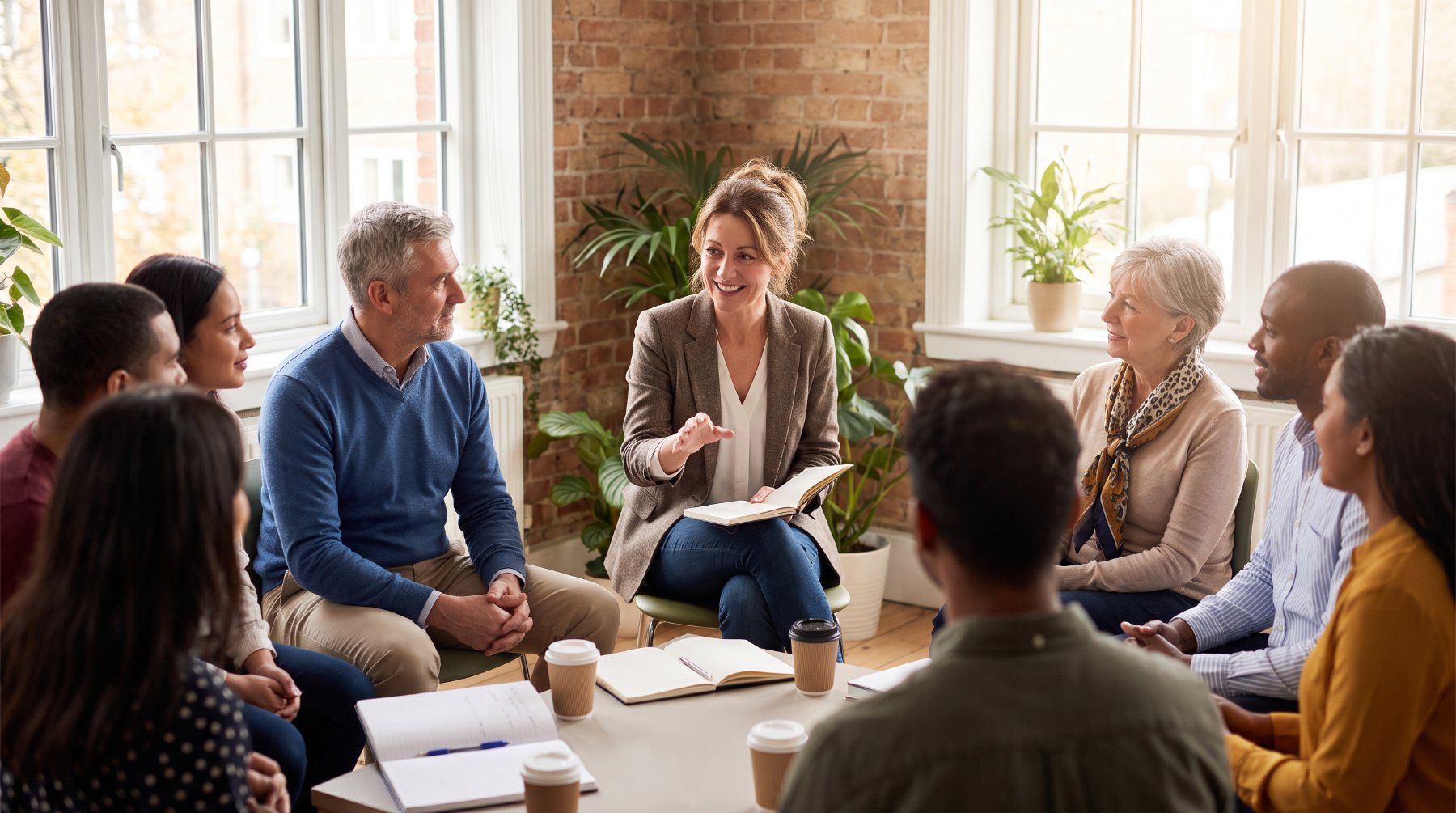 Échange collectif entre professionnels