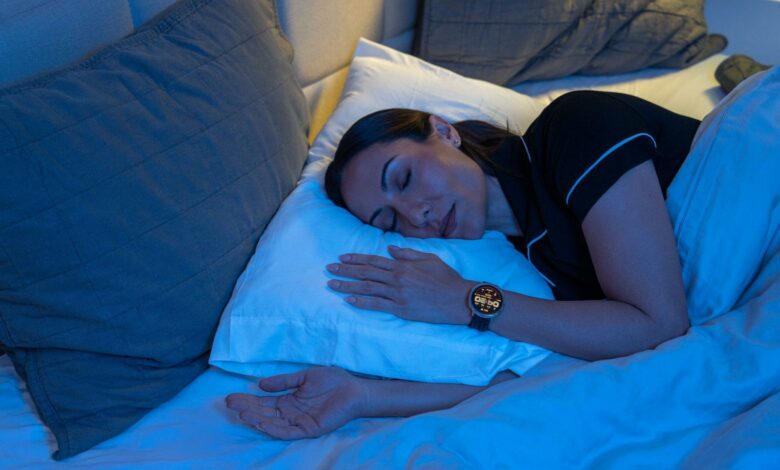 Suivi du sommeil avec une montre Amazfit